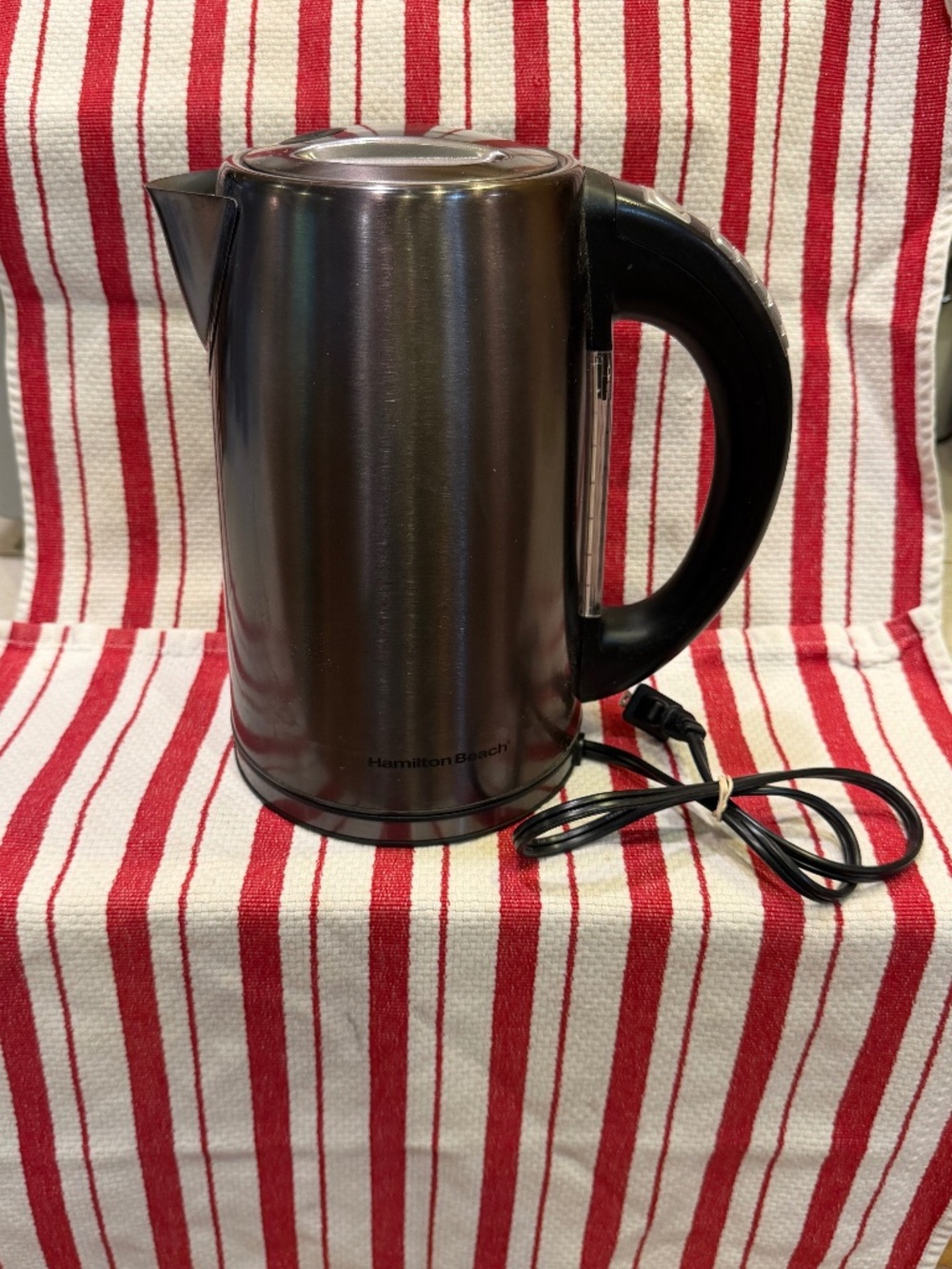 Hamilton Beach Corded Variable Temperature Stainless Steel Kettle - 1.7 Liters